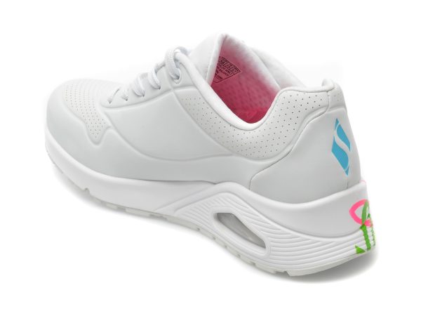 pantofi sport skechers albi uno din piele ecologica kzgsf3111dk1779819 6 | Haine Tari