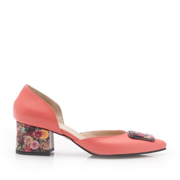 pantofi eleganti dama din piele naturala 21119 coral box 101887 4 | Haine Tari